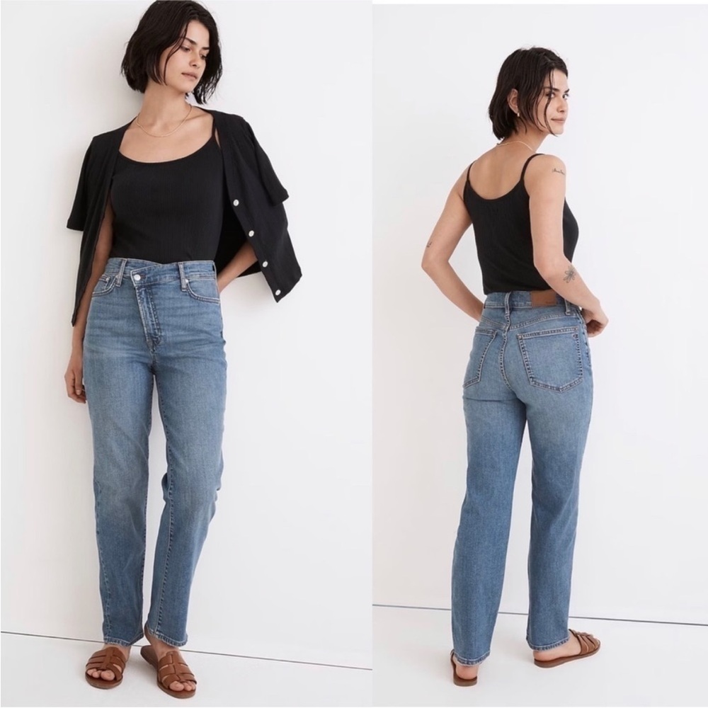 Madewell Perfect Vintage Straight Jean Crossover Edition Malvern Wash Size 26